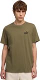 Puma T-shirt Heren ESS Small No.1 Logo Tee Olijfgroen - Maat L
