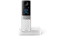 Philips D6351W DECT-téléphone avec répondeur, identification de l'appelant et écran blanc