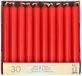 Starpak 30 Tafelkaarsen Ø 2,1 cm · 19,6 cm rood