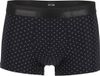 HOM Max boxer briefs (1-pack) - heren boxer microfiber kort - zwart dessin
