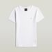 G-Star Slim rib t wmn Femme Tops Blanc