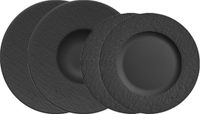 Villeroy & Boch Manufacture Teller-Set Rock Set van 4