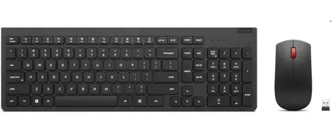 Lenovo 4X31N50746 Toetsenbord en Muis Set - RF Draadloos - QWERTY Amerikaans Engels - Zwart
