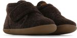 Shoesme Donkerbruin Vilten Slofje - Baby Slofjes - Unisex - Dark Brown - Vilt - Maat 21