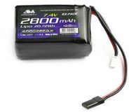 ArrowMax batterie LiPo pour récepteur 7.4 V 2800 mAh Hump JR