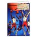 AFIE Gelukkige verjaardagskaart BASKETBALL in goud glanzend goud met envelop 12 x 17,5 cm