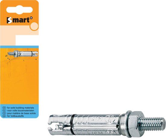 pgb-Europe SMART Keilbout PFG SB +ankerstang M6x30x75 Zn | 4 st