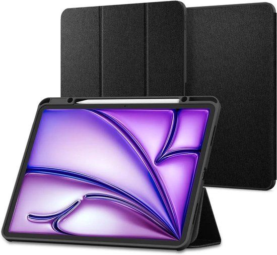 Spigen Urban Fit Book Case Zwart voor Apple iPad Air 13 inch