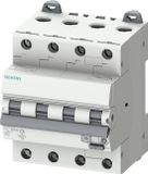 RCBO Siemens 5SU13466FP16 Aardlekschakelaar/zekeringautomaat