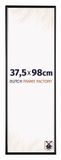 Dutch Frame Factory Fotolijst 37,5x98 cm - Kunststof - Zwart Hoogglans - Easy