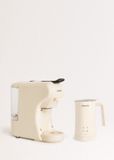 Create Pack POTTS Espressomachine met meerdere capsules + MILK FROTHER STUDIO Verwarmingsopschuimer voor melk en chocolade - Gebroken wit
