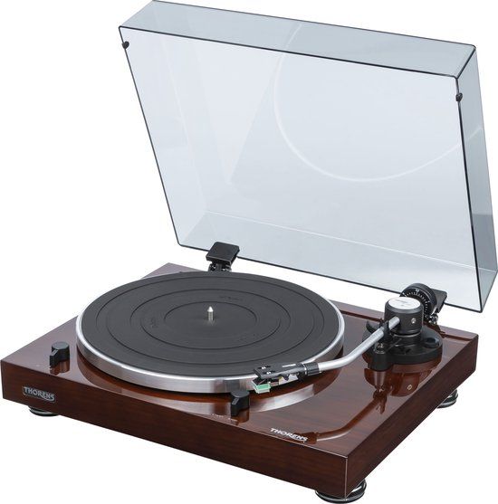 Thorens TD 204 walnoot Platenspeler