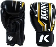 King Pro Boxing Bokshandschoenen Spartan 3 - Zwart/Goud - 14 oz