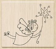 Knorr Prandell Knorr prandell 211801412 stempel van hout (Kerstmis) motiefgrootte 7 x 6 cm, motief: Vrolijk boodschap