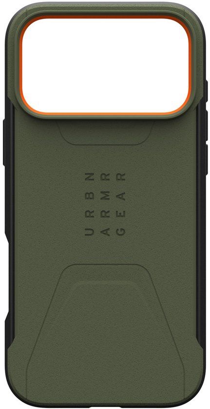 Urban Armor Gear Civilian MagSafe Case voor iPhone 17 Pro Max - Zwart