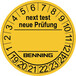 Benning testbadges D30mm RL - Quantity: 1