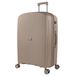 ITACA - Lichte en robuuste bagageset met 360 graden draaibare wielen, inclusief set van harde koffers van polypropyleen., Beige, Modern