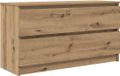 vidaXL Tv-meubel - 100x35x54 cm - Artisanaal eikenkleurig