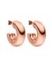 PURELEI Boucles d'oreilles Stellar Glow Or rose Acier inoxydable Femmes 18 carats