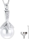 Hemelwinkel Luxe Ashanger - met Ketting (55 cm) - Voor As, Haren of Parfum - Assieraad - As Ketting - Gedenksieraad - Urn - As hanger - Incl. As vuller en Opbergzakje - The Planet