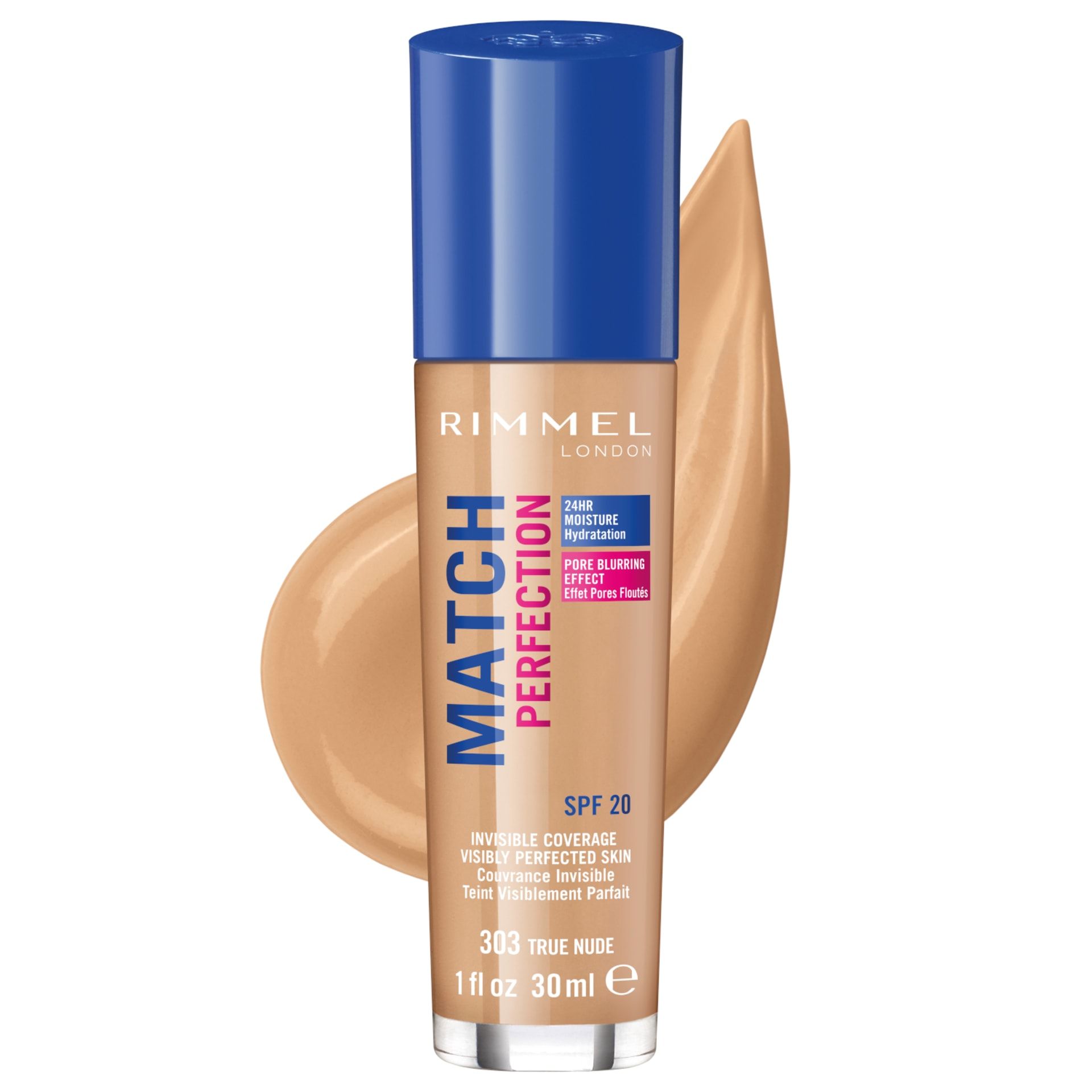 Rimmel Match Perfection Foundation - 303 True Nude - 30ml