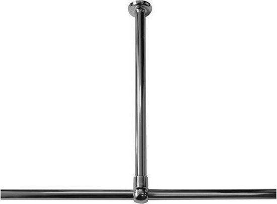 Sealskin Seallux Plafondsteun - 60 cm - Chroom