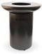 BonFeu BonBiza Noir - Acier - Cuisson extérieure - Plancha BBQ - 80x80x100 cm