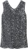 NAME IT NKFRUNICA SHORT SPENCER - Fille - Robes - Polyester - Sans manches - Lava Smoke