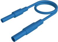 SKS Hirschmann MAL S GG-B 25/2,5 bl Veiligheidsmeetsnoer 4mm-veiligheidsstekker 4mm-veiligheidsbus 25 cm Blauw 1 stuk(s)