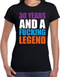 Bellatio Decorations Shoppartners Bv 30 year legend / 30 jaar legende cadeau t-shirt zwart dames - Verjaardag cadeau / kado t-shirt XXL