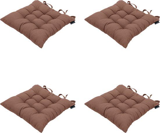 Madison Panama - Zitkussen - Set van 4 - Bruin