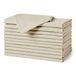 Amazon Basics Herbruikbare Vlek- en Kreuk bestendige Stoffen Servetten, Set van 12, 43 x 43 cm, Beige