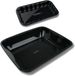 FM Professional Set van 2 geëmailleerde stalen ovenschalen 40 x 34 cm en 21 x 12 cm