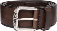 REPLAY Leren Riem Vintage Leather Belt W110 Fade Tobacco Bruine