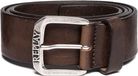 REPLAY Leren Riem Vintage Leather Belt W110 Fade Tobacco Bruine