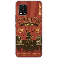 Xiaomi Mi 10 Lite Rock and roll bedrukt siliconen hoesje