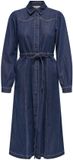 ONLY Denim jurk ONLJULIE Midi-jurk