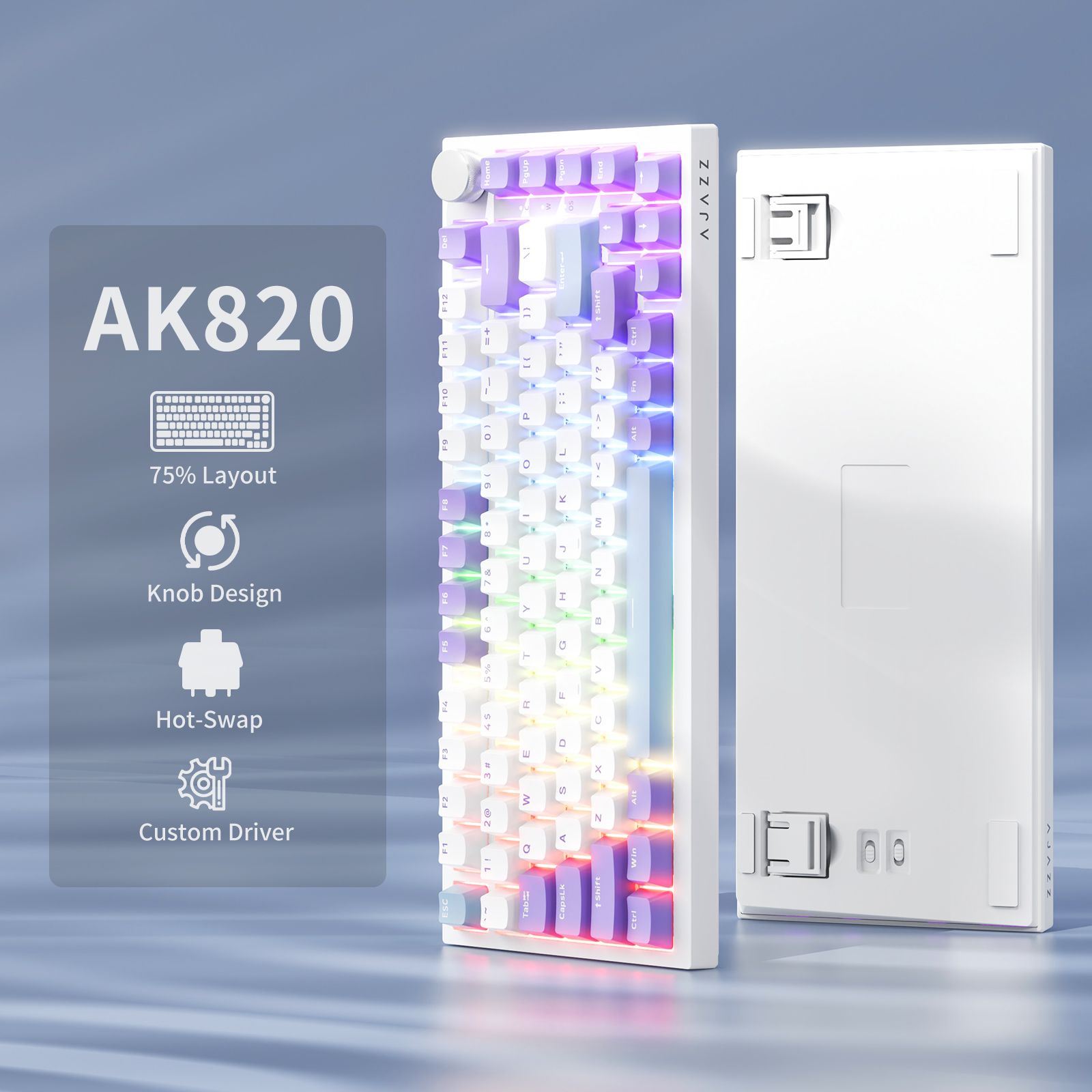 AJAZZ AK820 75% bedraad mechanisch toetsenbord