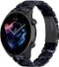 Strap-it Resin Smartwatch bandje - Geschikt voor Amazfit GTR 3 - Zwart/Wit