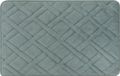 QUVIO Badmat met ruit patroon - 50x80cm - Grijs