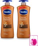 Vaseline 2 x Lait Corporel Éclat Cacao - Nourrissant Intensif - 600 ml