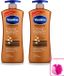Vaseline 2 x Lait Corporel Éclat Cacao - Nourrissant Intensif - 600 ml
