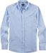OLYMP Casual regular fit overhemd - Oxford - blauw