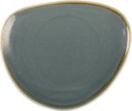 Olympia Kiln Bord Blauw Driehoekig Ø23cm (Set van 6)