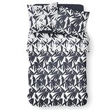 Today Graphique Sunshine Beddengoedset voor tweepersoonsbed, 240 x 260 cm, katoen, bedrukt, zwart