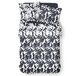 Today Graphique Sunshine Beddengoedset voor tweepersoonsbed, 240 x 260 cm, katoen, bedrukt, zwart
