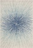 Safavieh Evoke Collection EVK228 Vloerkleed, Koningsblauw & Ivoor, 91 x 152 cm
