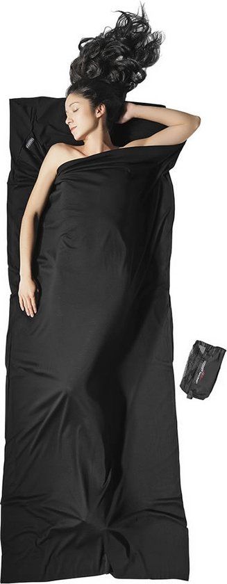 Cocoon MWT99 - Slaapzak - Merinoswol - Zwart - 220cm