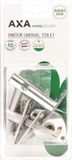 AXA Inboorgrendel (DM50) Aluminium: Pour toilette ou salle de bain. 50mm