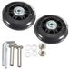Roulettes pour valise de 65 mm de diamètre